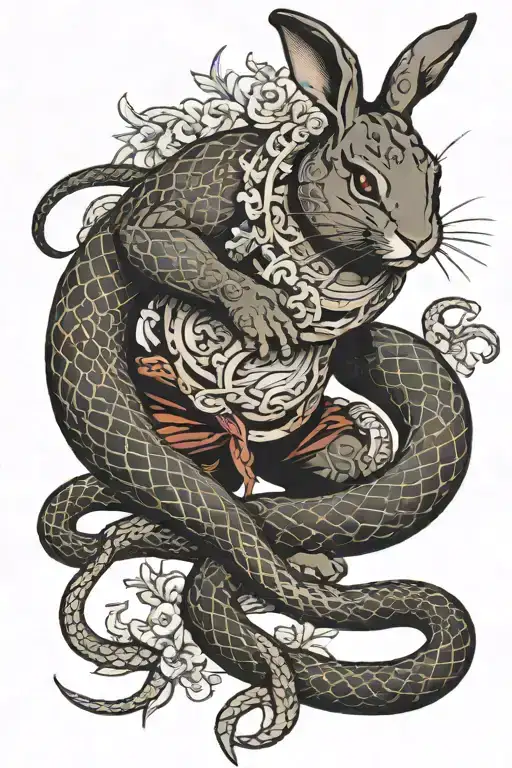 Rabbit And Snake Fighting Stance