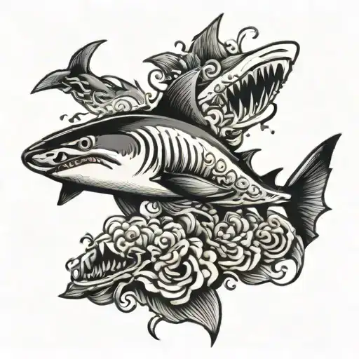 Shark On The Forearm