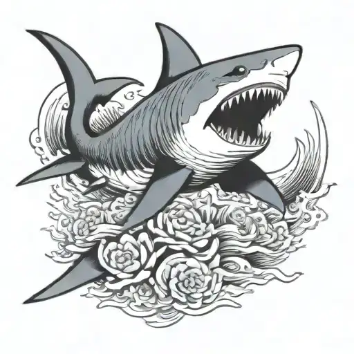 Shark On The Forearm
