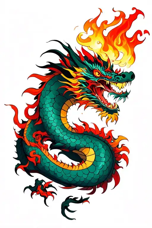 Dragon Breathing Fire