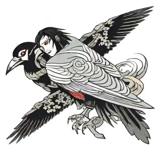 Itachi Uchiha With Crows