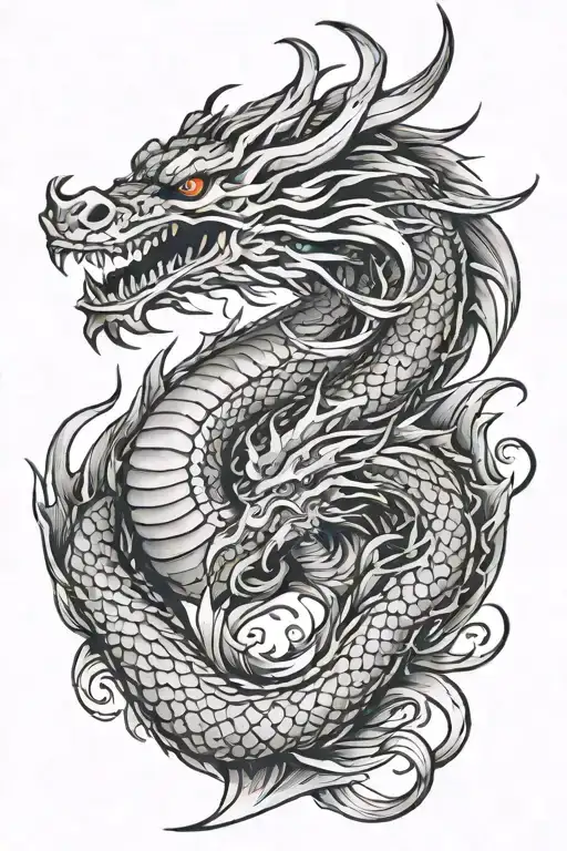 Shyvana From League Red Dragon