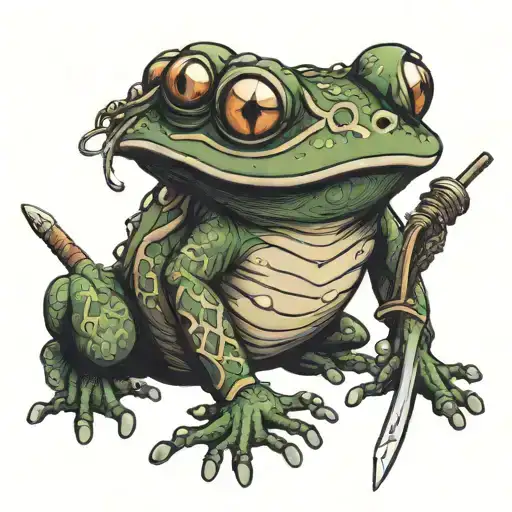 Frog With Sword