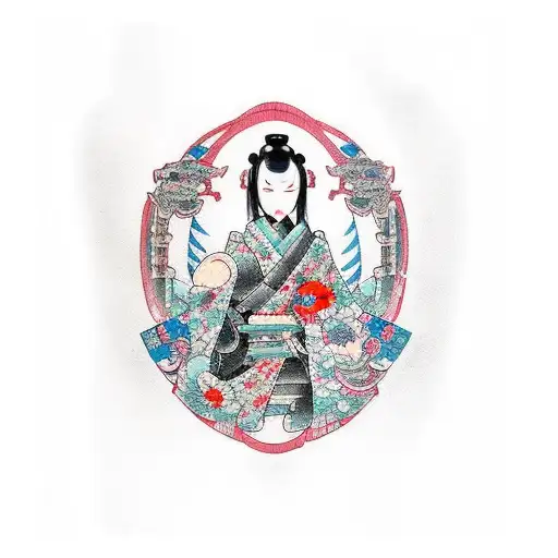 Cyberpunk Japanese Woman