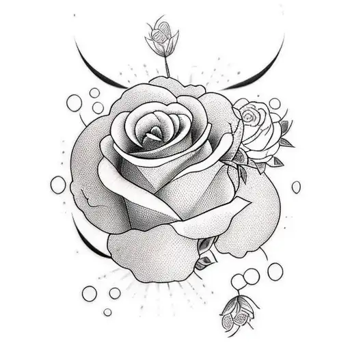 Cuchillo Chef Con Rosas