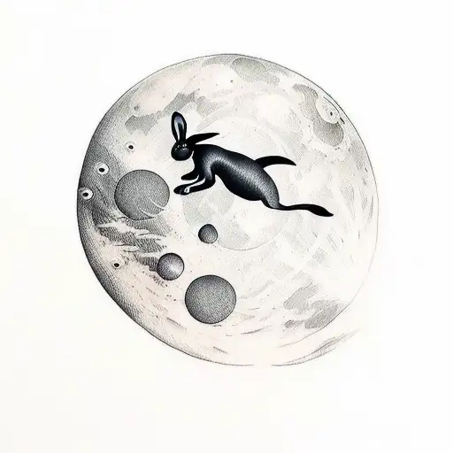 Rabbit Jumping Over Moon