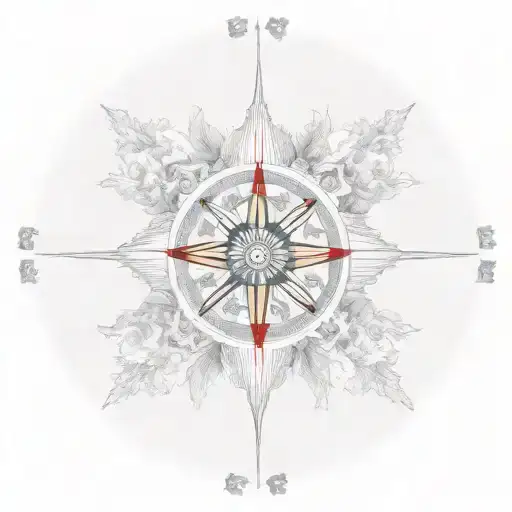 Enzo Circle Including Compass