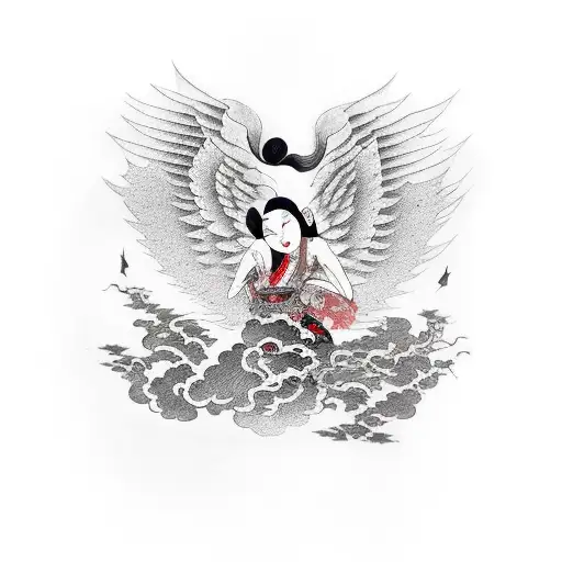 Fallen Angel Over A Girl