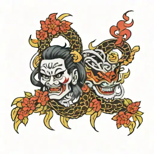 New School Style Garlands Representing