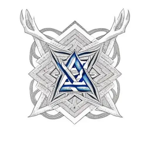 Elk With Star Of David