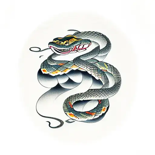 Agresive Snake Circling