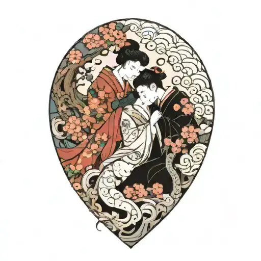 Two Lovers Entwined Over Time