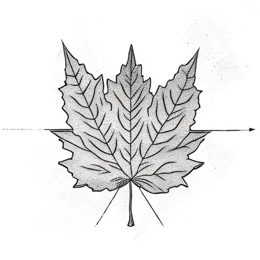 Maple Leaf On An Arrow