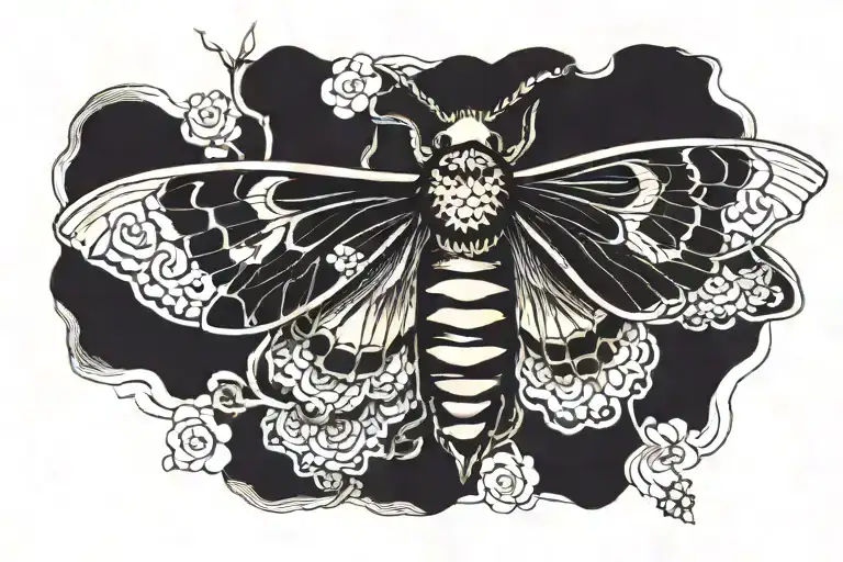 Death's Head Moth