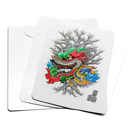 Joker With Trees Cards