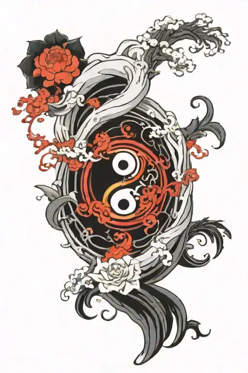 Yin Yang Symbol With P I Want A