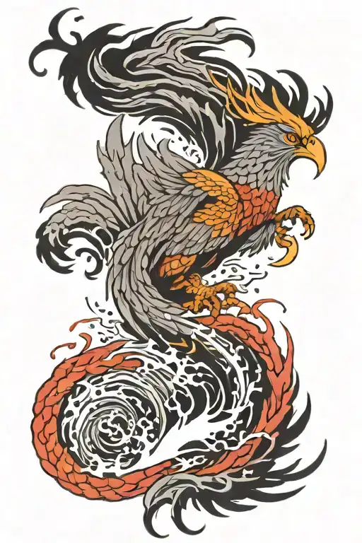 Phoenix Rising From Ashes