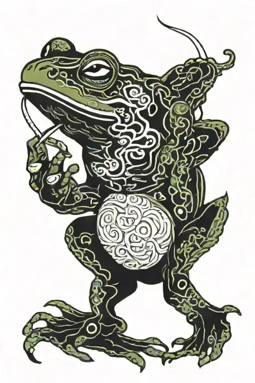 Frog Smoking