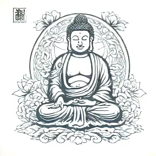 Buddha On Centre