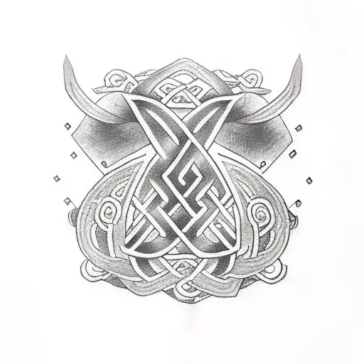 Atreus In Nordic Runes