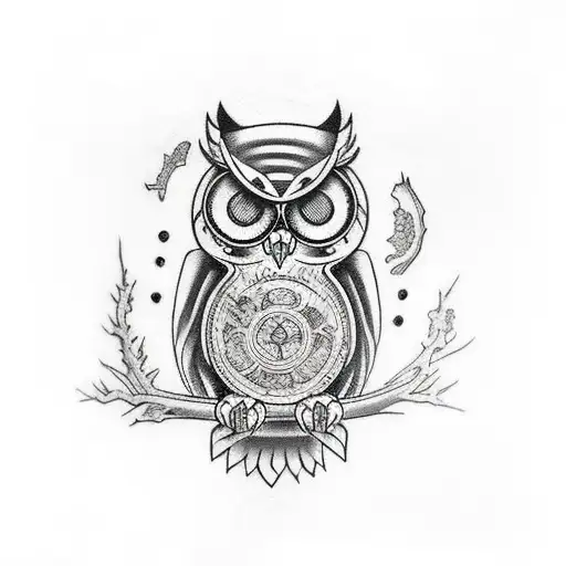 Owl Justice Skull