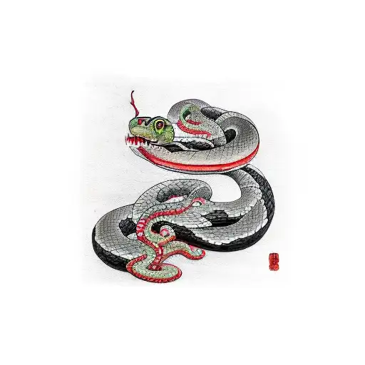 Snake Biting Its Tale