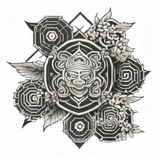 Symmetrical Geometric Symbol