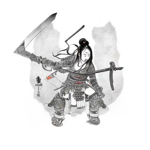 Warrior Woman With Sword