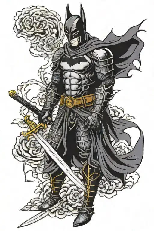 Dark Knight With Sword
