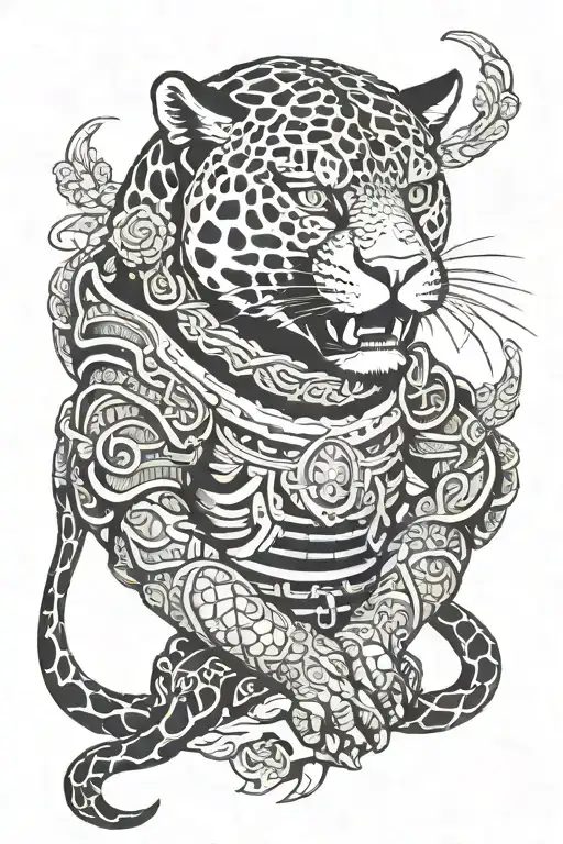 Jaguar In Samurai Armor