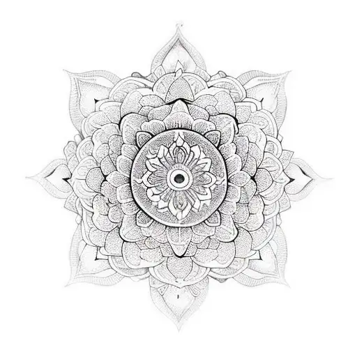 Mandala Flor De Lotus