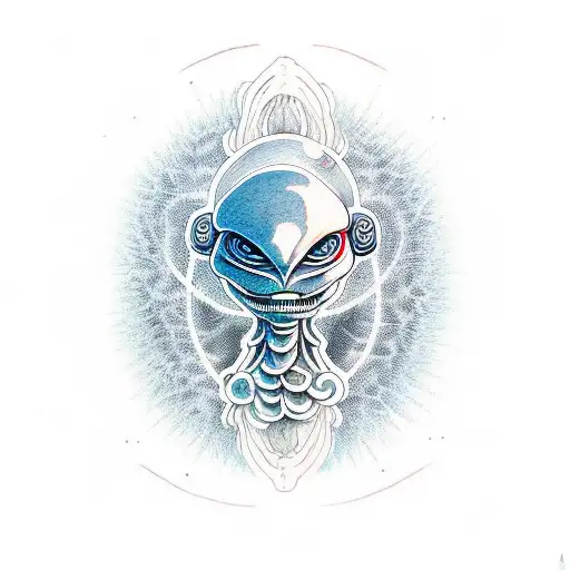 Alien With Eye On Neck