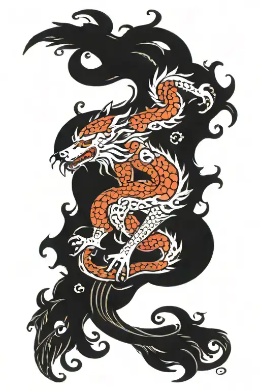 Wolf And Tentacles Wrapping