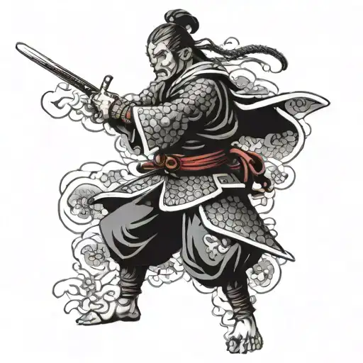 Samurai Warrior Standing