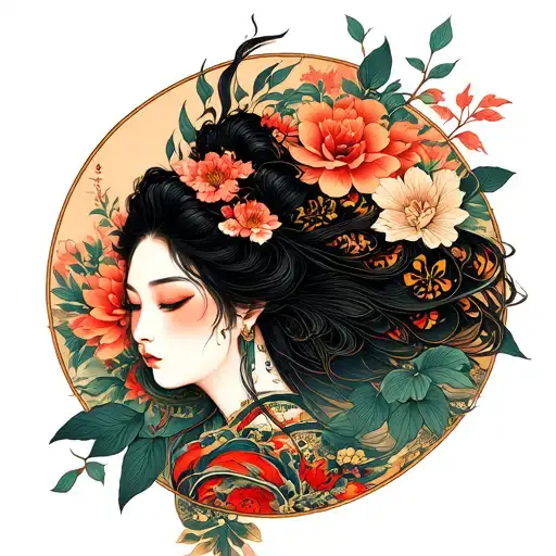 Nature Goddess Laying