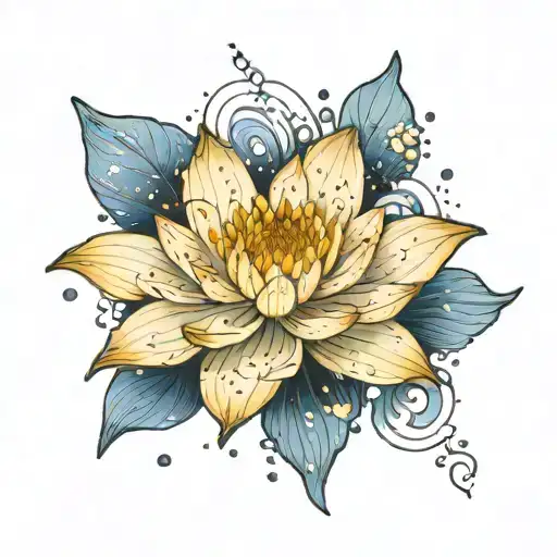 Galaxy Filled Water Lily