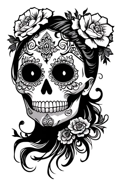 Sugar Skull Face