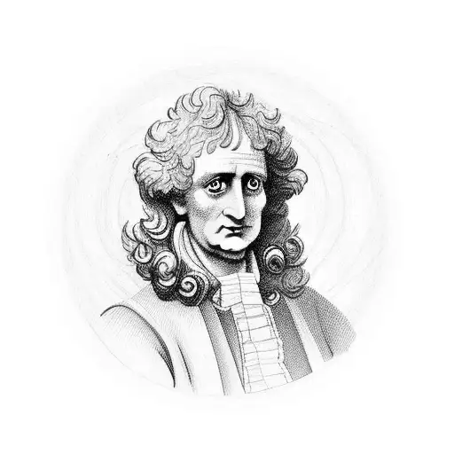 Isaac Newton Carrying The World Under An Apple Tree