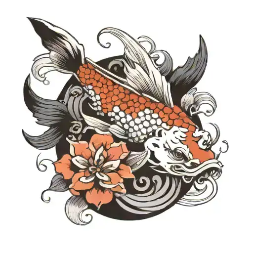Koi Skulls Raven