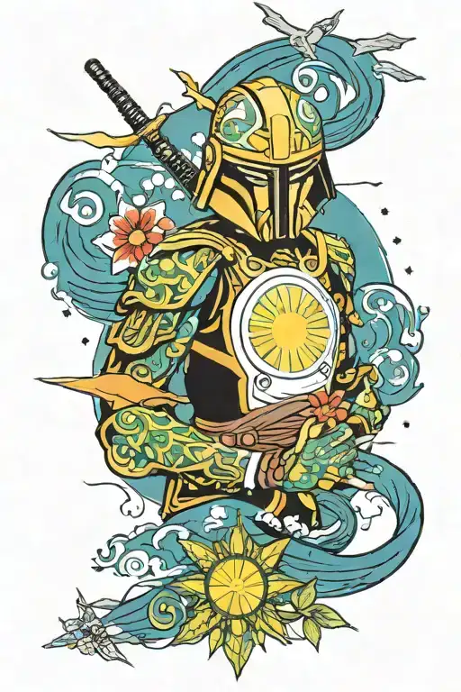 Brazilian Flag And Star Wars