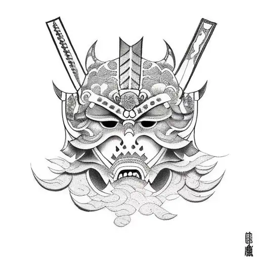 Mask With Sword