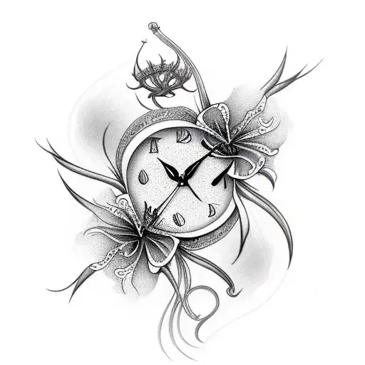 Hourglass And Spider Lily