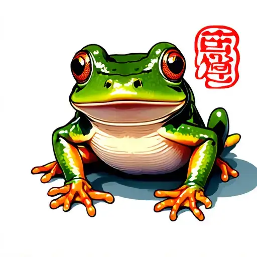 Traditional Japanese Frog