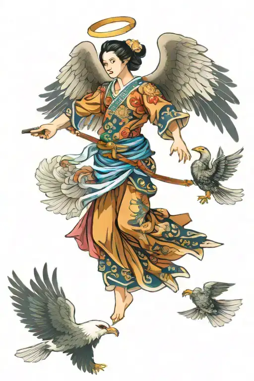 Angel On The Wings Of Eagle