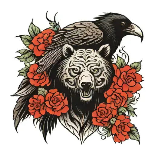 Crow And Bear