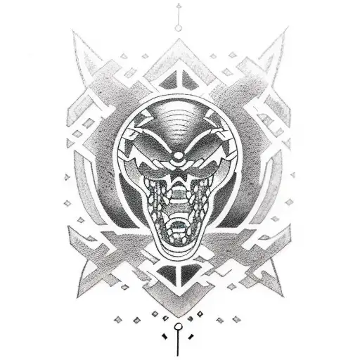 Dotwork Tattoo Of A Special Forces Soldier Holding A Tactical Gun