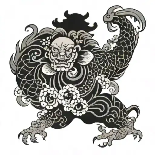 Pieces In Jingjang Form Black Ink