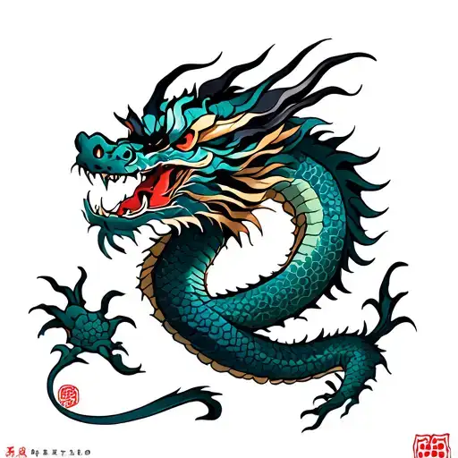 Dragon Irezumi Tattoo Of Dragon