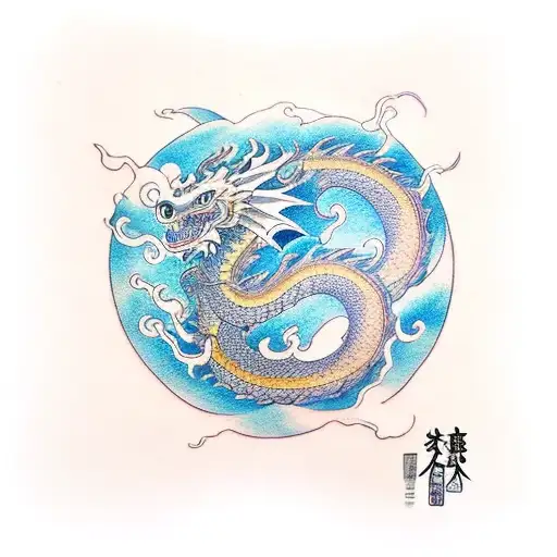 Dragon Riding A 67 Mustang