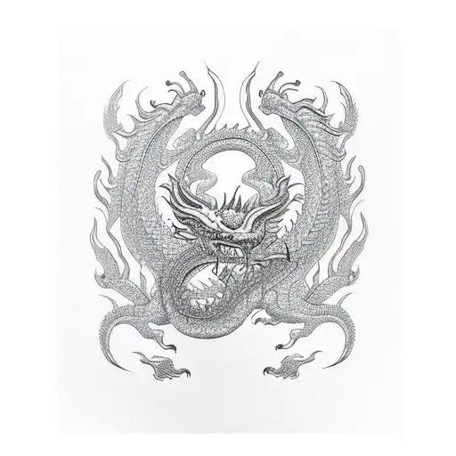 Oriental Design Dragon Armband